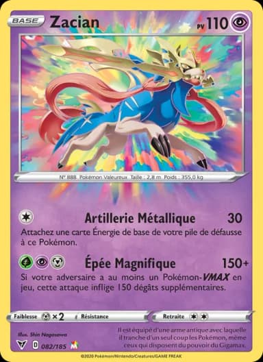 Carte Zacian