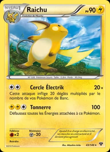 Carte Raichu