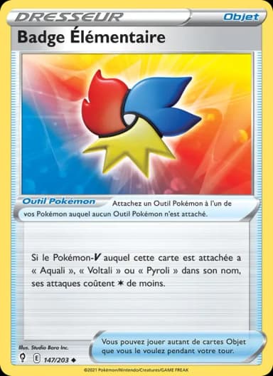 Carte Badge Élémentaire