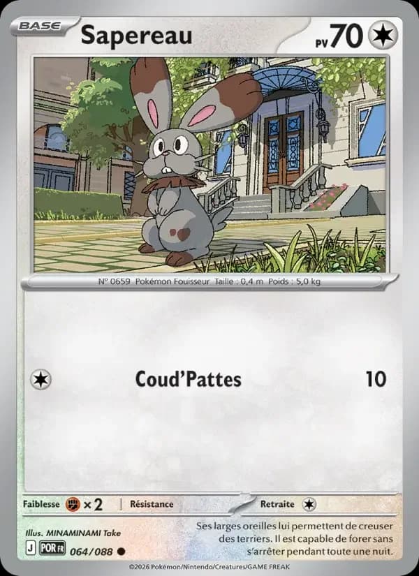Carte Pokémon Sapereau — Équilibre Parfait