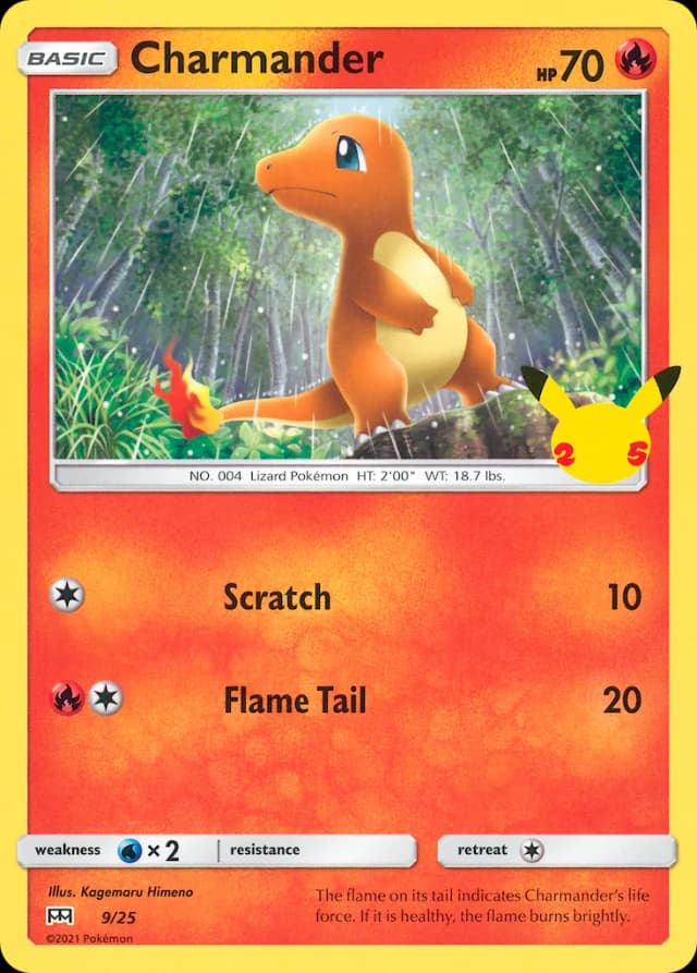 Carte Pokémon Salamèche — 2021 Promo McDonald's