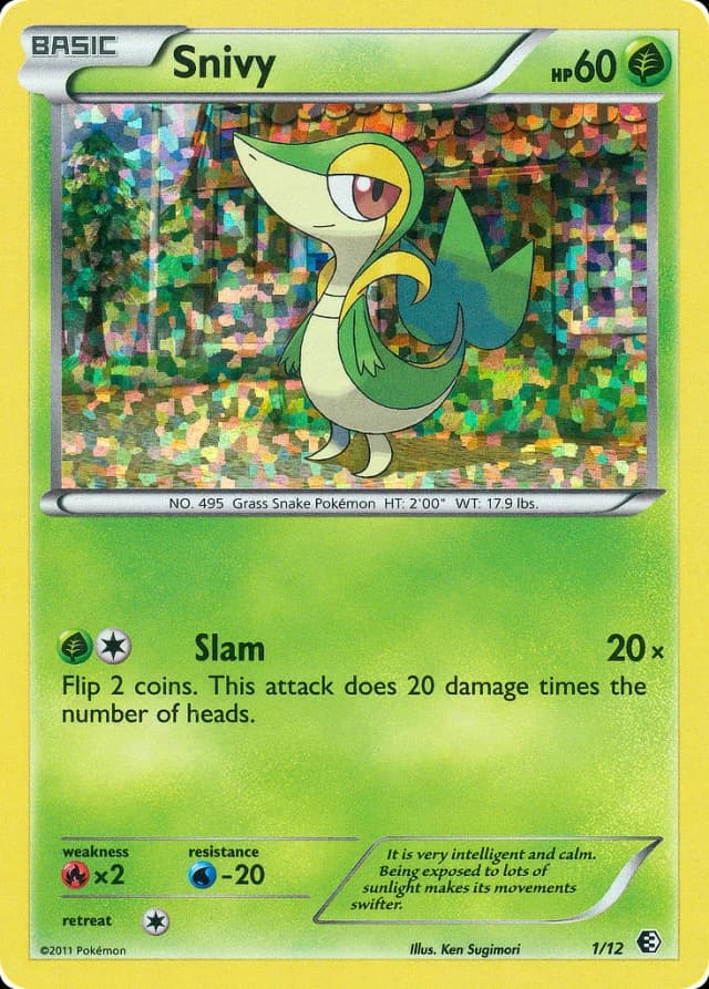 Carte Pokémon Vipélierre — 2011 Promo McDonald's