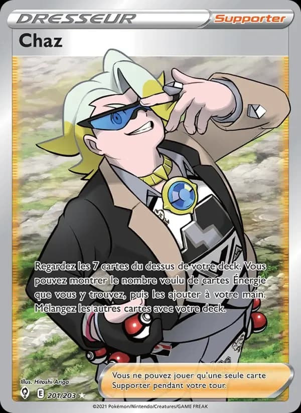 Carte Pokémon Chaz — Évolution Céleste