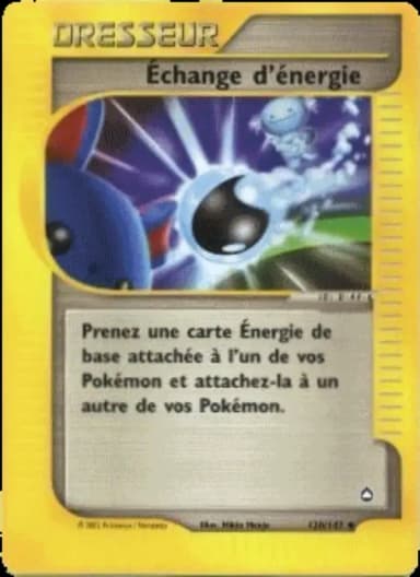 Carte Échange d'énergie
