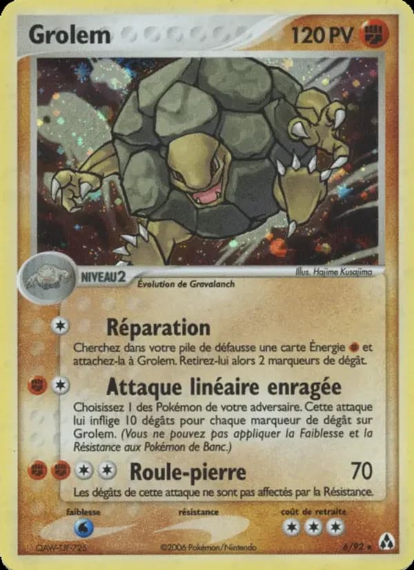 Carte Pokémon Grolem — Créateurs de Légendes