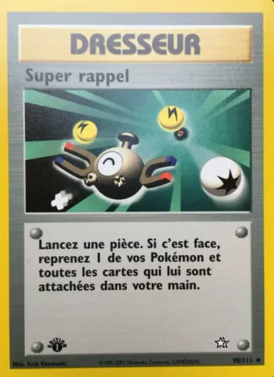 Carte Super rappel