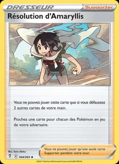 Carte Résolution d'Amaryllis