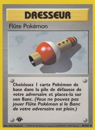 Carte Flûte Pokémon
