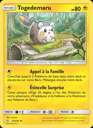 Carte Togedemaru