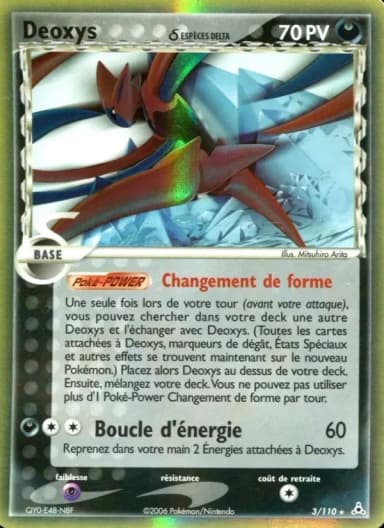 Carte Deoxys δ