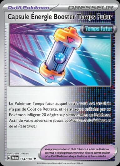 Carte Capsule Énergie Booster Temps Futur