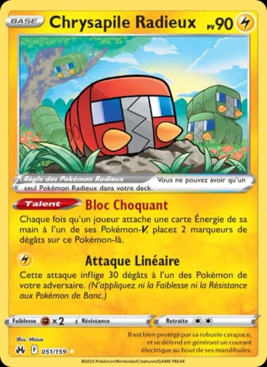 Carte Chrysapile Radieux