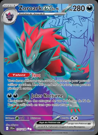 Carte Zoroark-ex de N