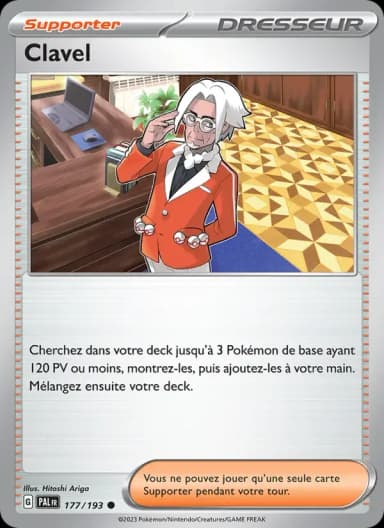 Carte Clavel