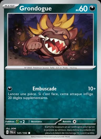 Carte Grondogue