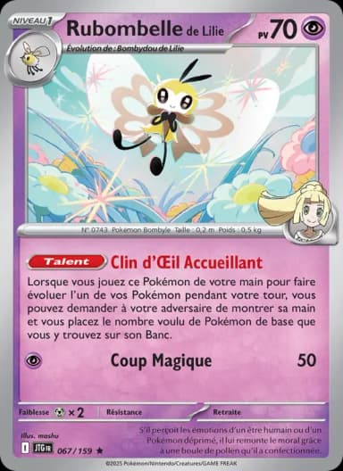 Carte Rubombelle de Lilie