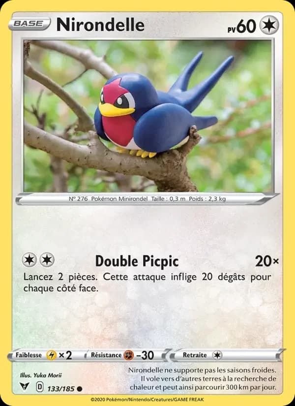 Carte Pokémon Nirondelle — Voltage Éclatant