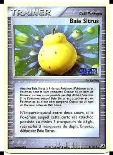 Carte Baie Sitrus