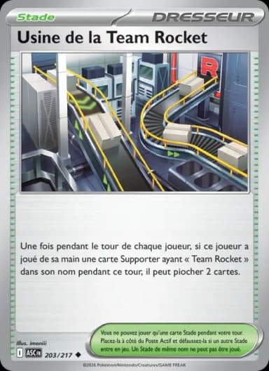 Carte Usine de la Team Rocket
