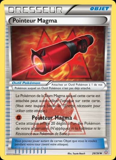 Carte Pointeur Magma
