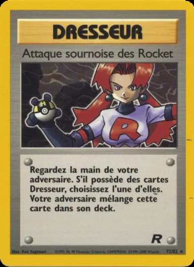 Carte Attaque sournoise des Rocket