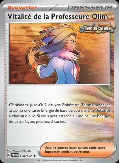 Carte Vitalité de la Professeure Olim