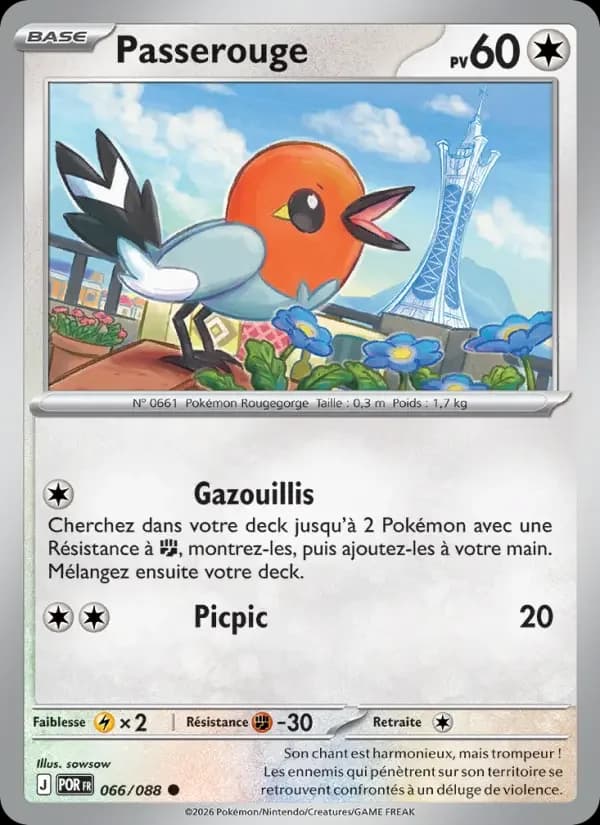 Carte Pokémon Passerouge — Équilibre Parfait