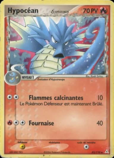 Carte Hypocéan δ