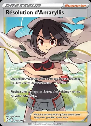 Carte Résolution d'Amaryllis