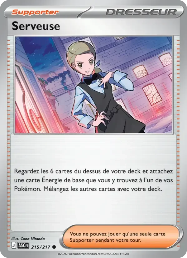 Carte Pokémon Serveuse — Héros Transcendants