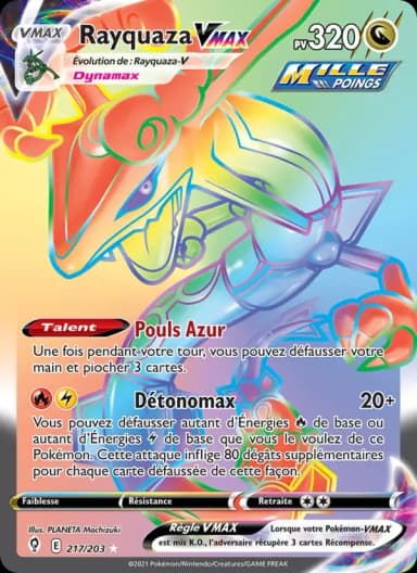 Carte Rayquaza VMAX