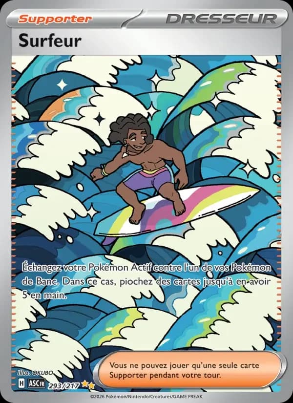 Carte Pokémon Surfeur — Héros Transcendants