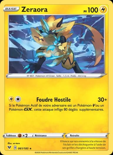Carte Zeraora