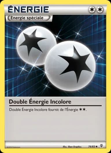 Carte Double Énergie Incolore