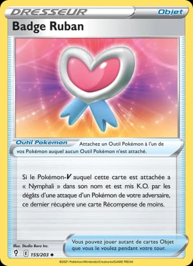 Carte Badge Ruban