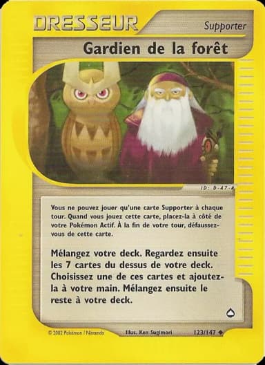 Carte Gardien de la forêt
