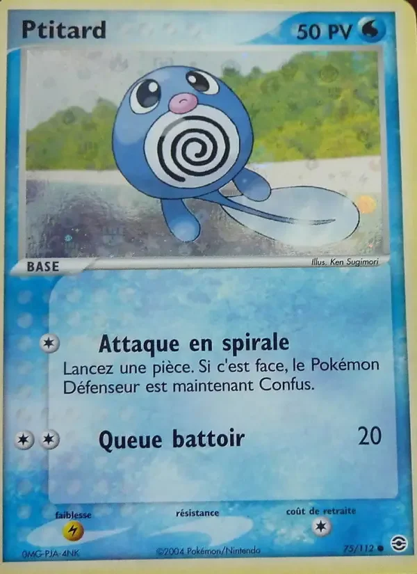 Carte Pokémon Ptitard — Rouge Feu & Vert Feuille