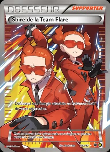 Carte Sbire de la Team Flare