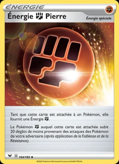 Carte Énergie Fighting Pierre