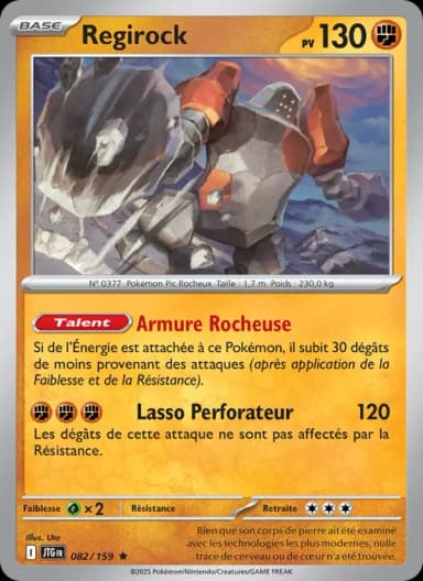 Carte Regirock
