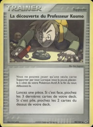 Carte La découverte du Professeur Kosmo