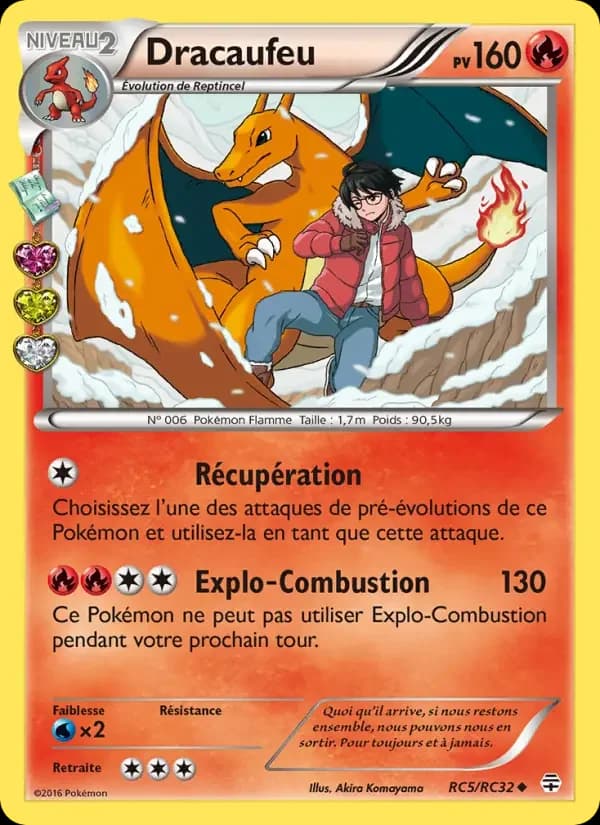 Carte Pokémon Dracaufeu — Générations
