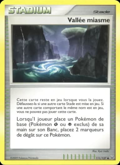 Carte Vallée miasme