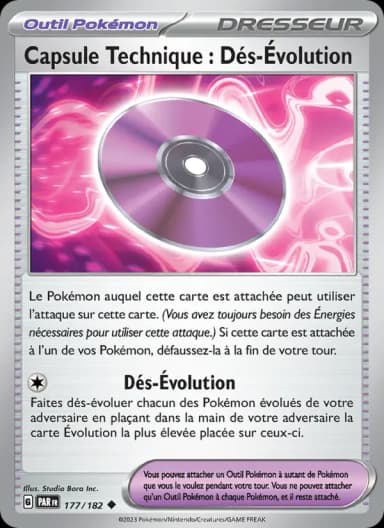 Carte Capsule Technique : Dés-Évolution
