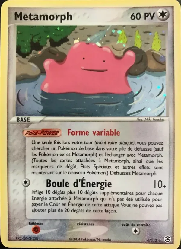 Carte Pokémon Metamorph — Rouge Feu & Vert Feuille