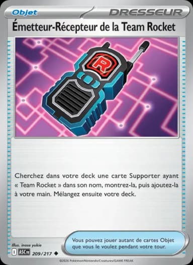 Carte Émetteur-Récepteur de la Team Rocket