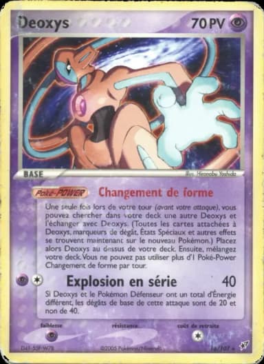 Carte Deoxys