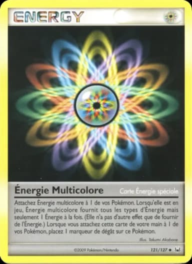 Carte Énergie Multicolore