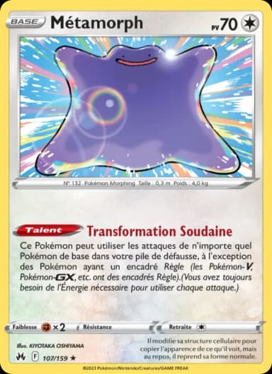Carte Métamorph