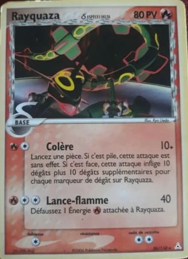 Carte Rayquaza δ